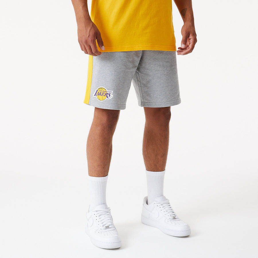 Los Angeles Lakers NBA Side Panel Grey Short