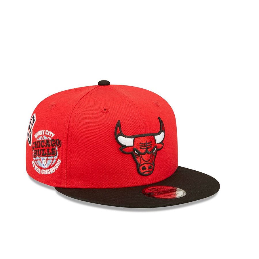 Chicago Bulls 9FIFTY All Over Patch Red Cap