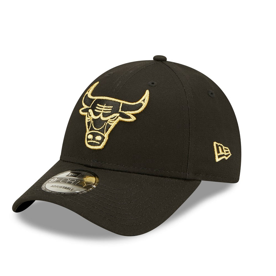Chicago Bulls 9FORTY Metallic Black Cap