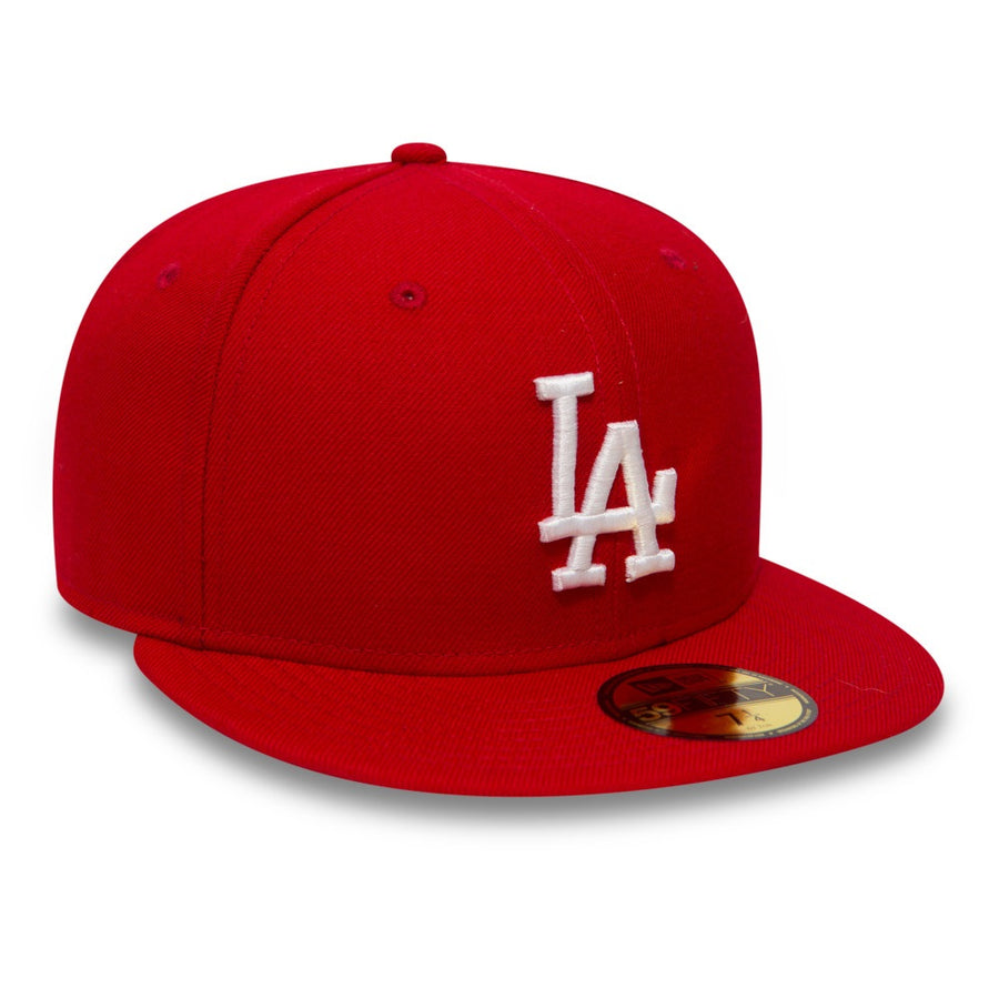 Los Angeles Dodgers 59FIFTY MLB Basic Scarlet/White Cap