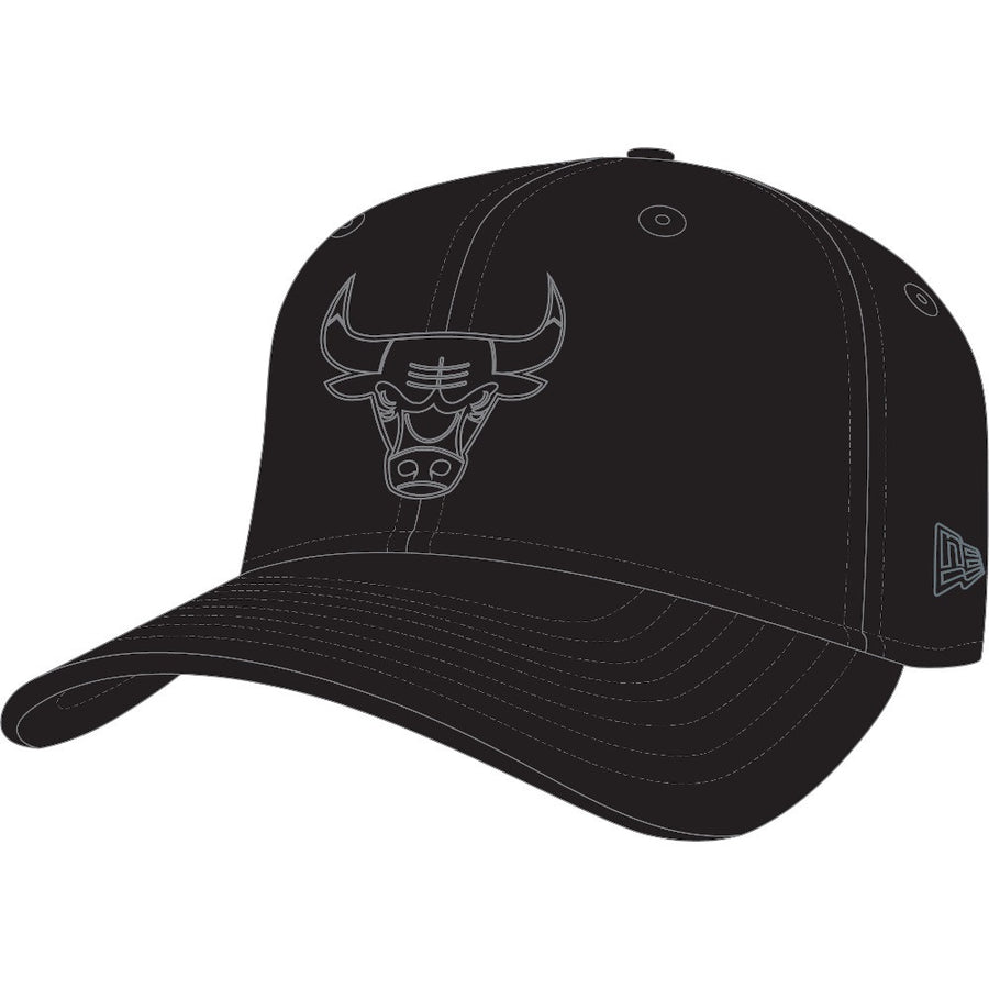 Chicago Bulls 9Fifty Stretch Snap Tonal Black Cap