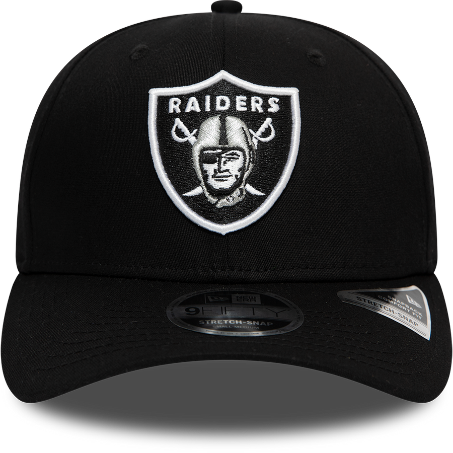 Las Vegas Raiders 9FIFTY Stretch Snap Team Black Cap – NewEra