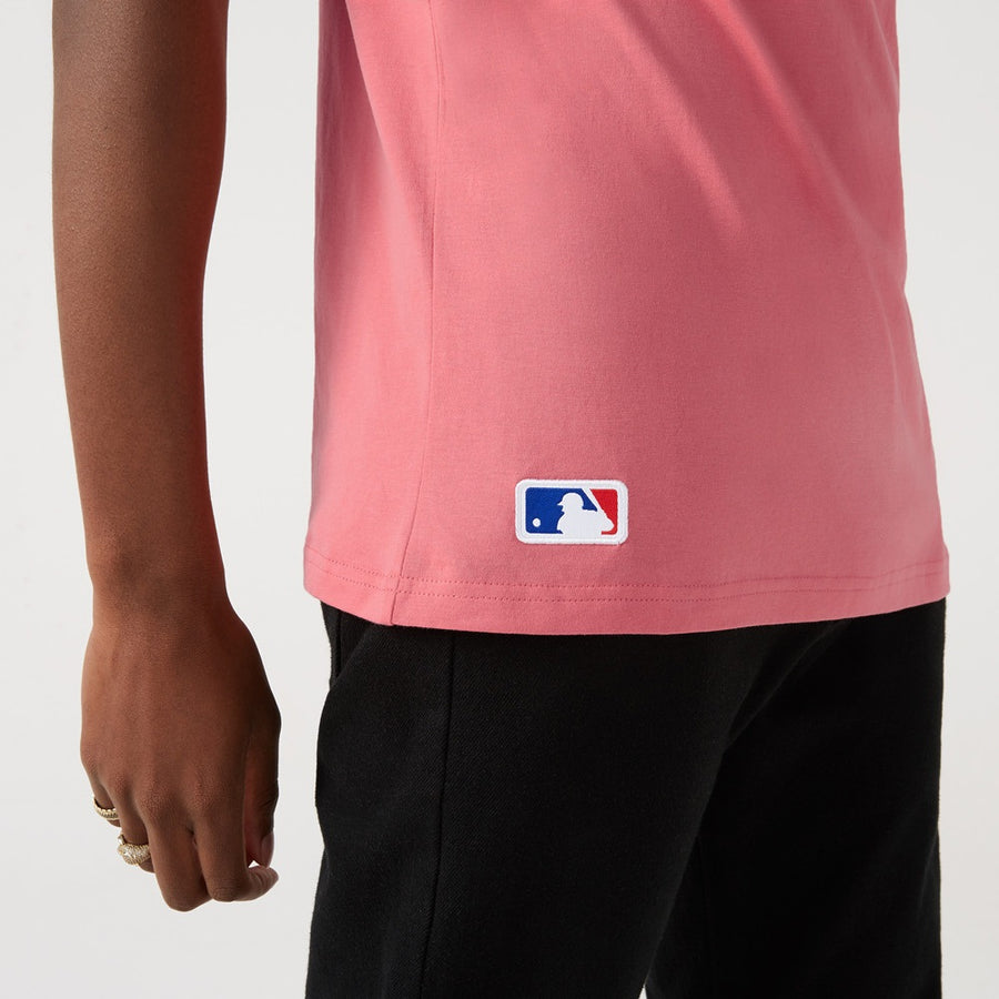 New York Yankees MLB Seasonal Team Logo Pink Tee