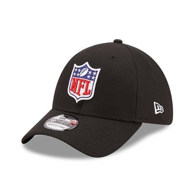 New Era NFL Logo 39THIRTY Diamond Era Black Cap