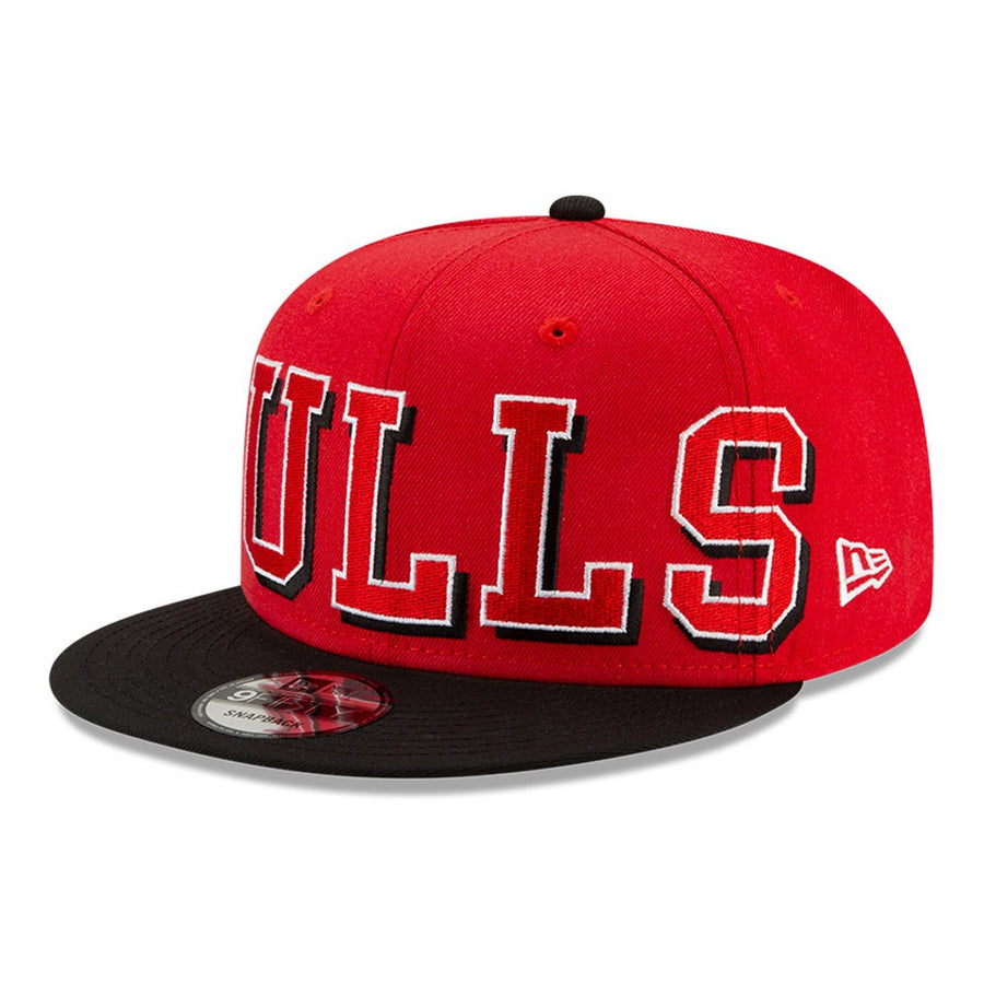 Chicago Bulls 9Fifty Bold Wordmark Black/Red Cap