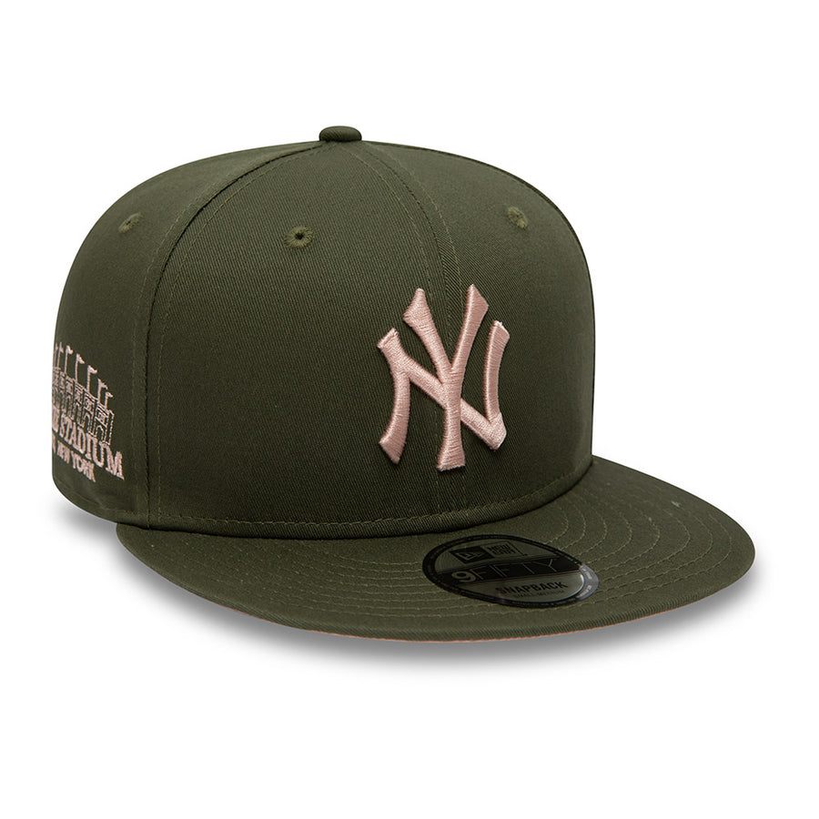 New York Yankees 9FIFTY Side Patch Olive Cap