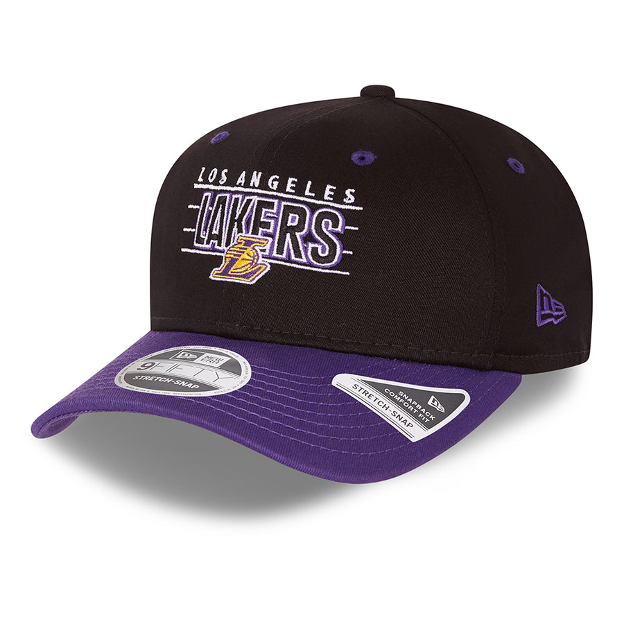 Los Angeles Lakers 9Fifty NBA Team Stretch Snap Black/Purple Cap