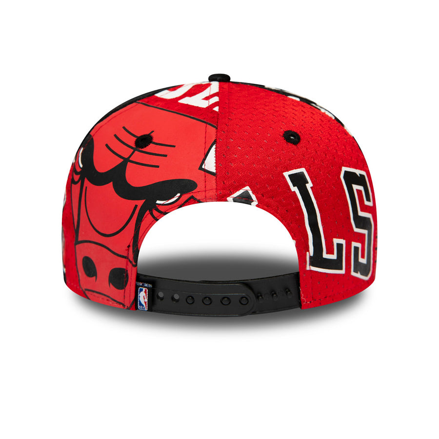 Chicago Bulls 9Fifty Low Profile Nba All Over Red Cap