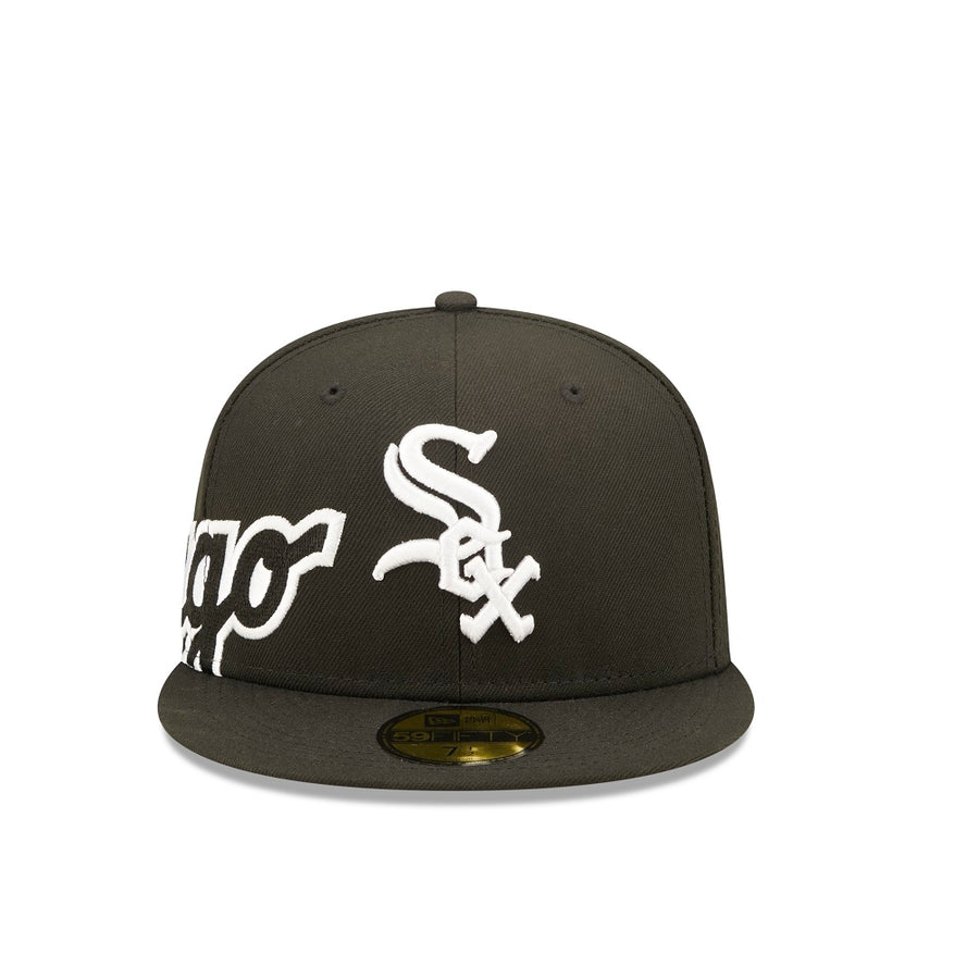 Chicago White Sox 59FIFTY Side Split Black Cap