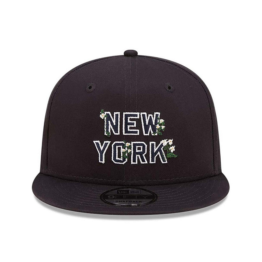 New York Yankees 9FIFTY Flower Wordmark Navy Cap