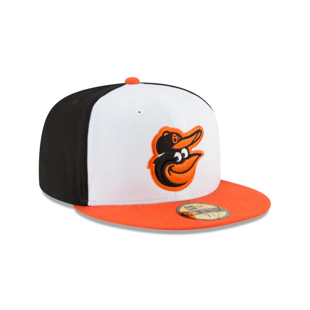 Baltimore Orioles 59FIFTY MLB AC Perf Orange/White Cap