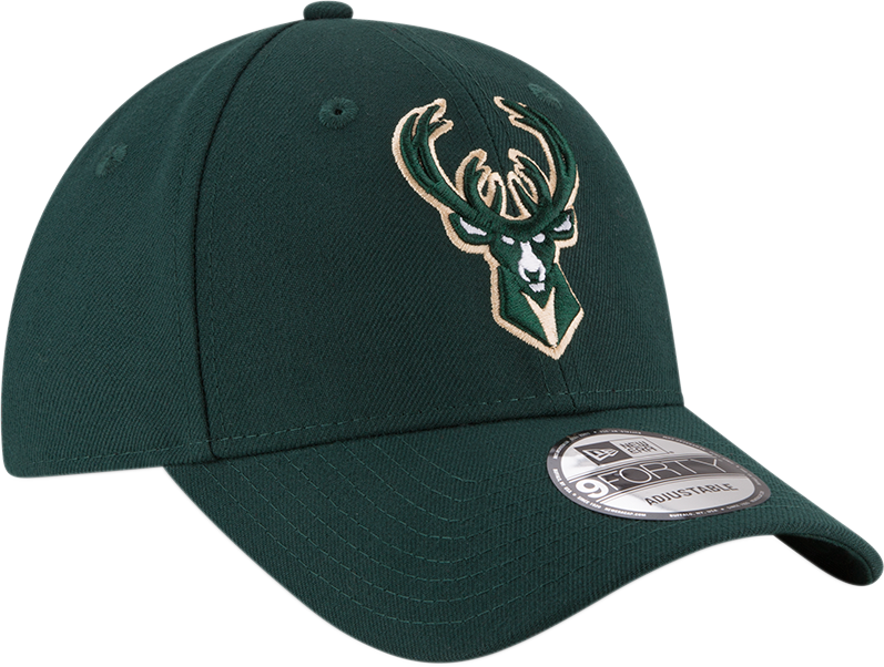 Milwaukee Bucks 9Forty NBA The League Green/White Cap
