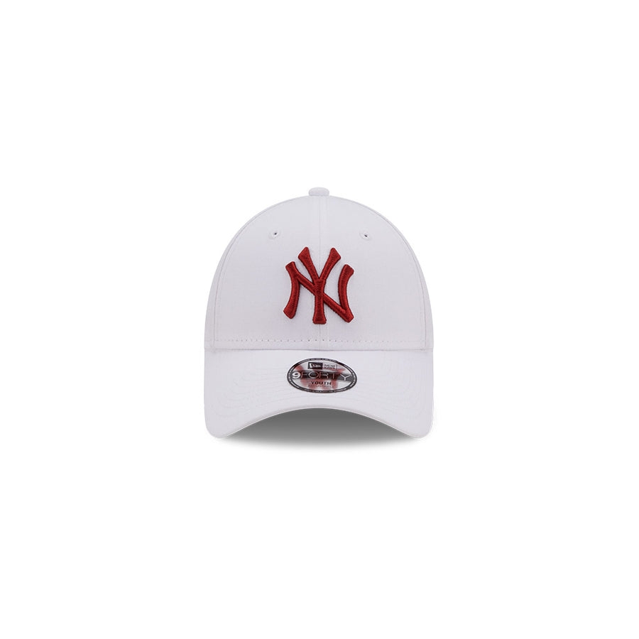 New York Yankees 9FORTY Kids League Essential White Cap