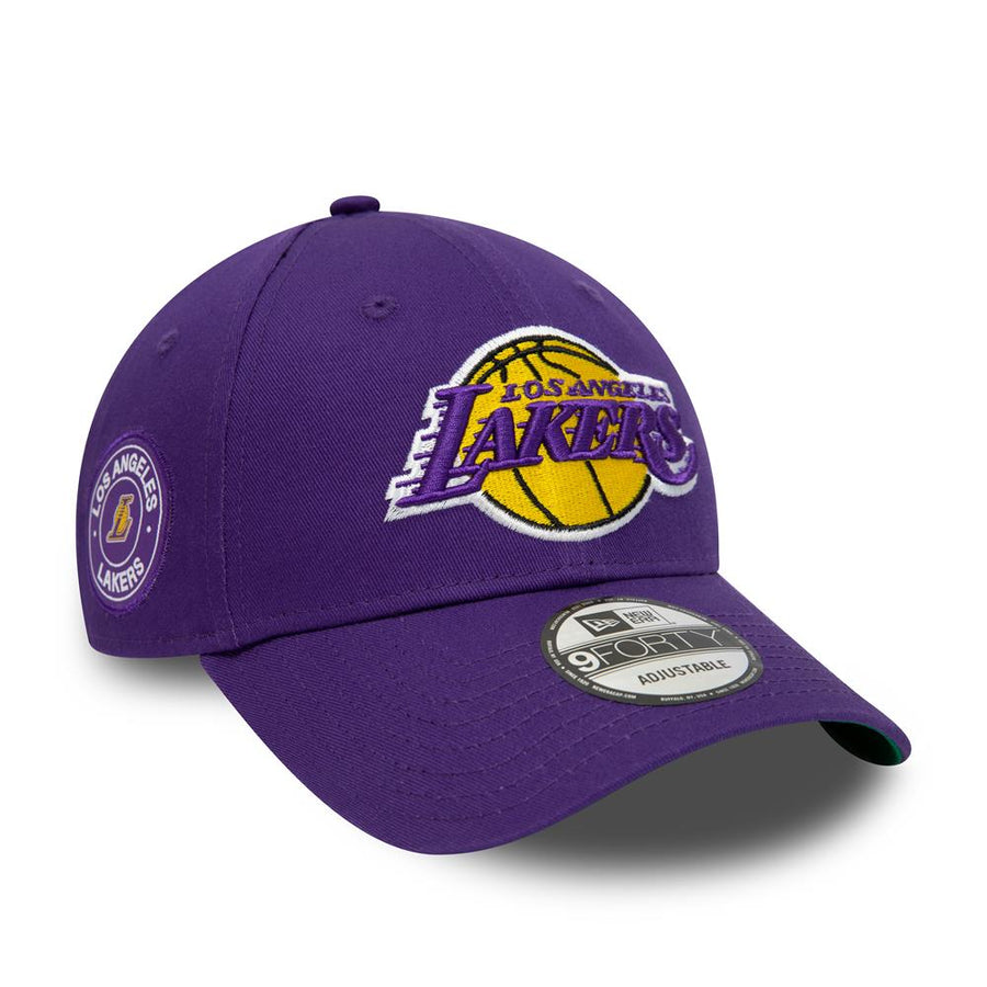 Los Angeles Lakers 9FORTY Team Side Patch Purple Cap