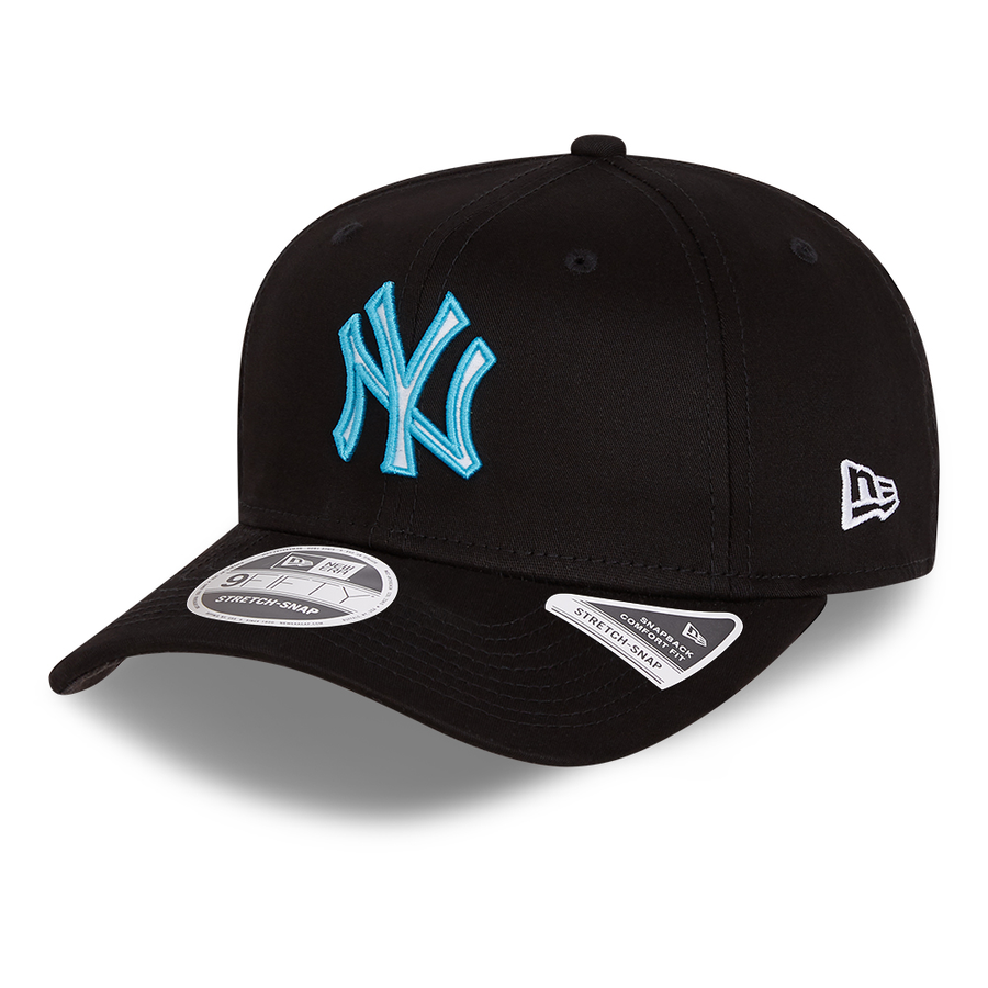 New York Yankees 9Fifty Stretch Snap Neon Pop Outline Black Cap