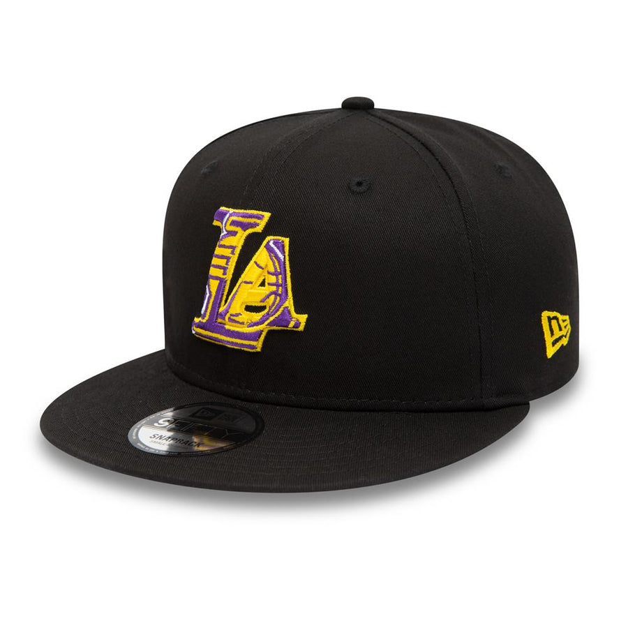 Los Angeles Lakers 9FIFTY Team Infill Logo Black Cap