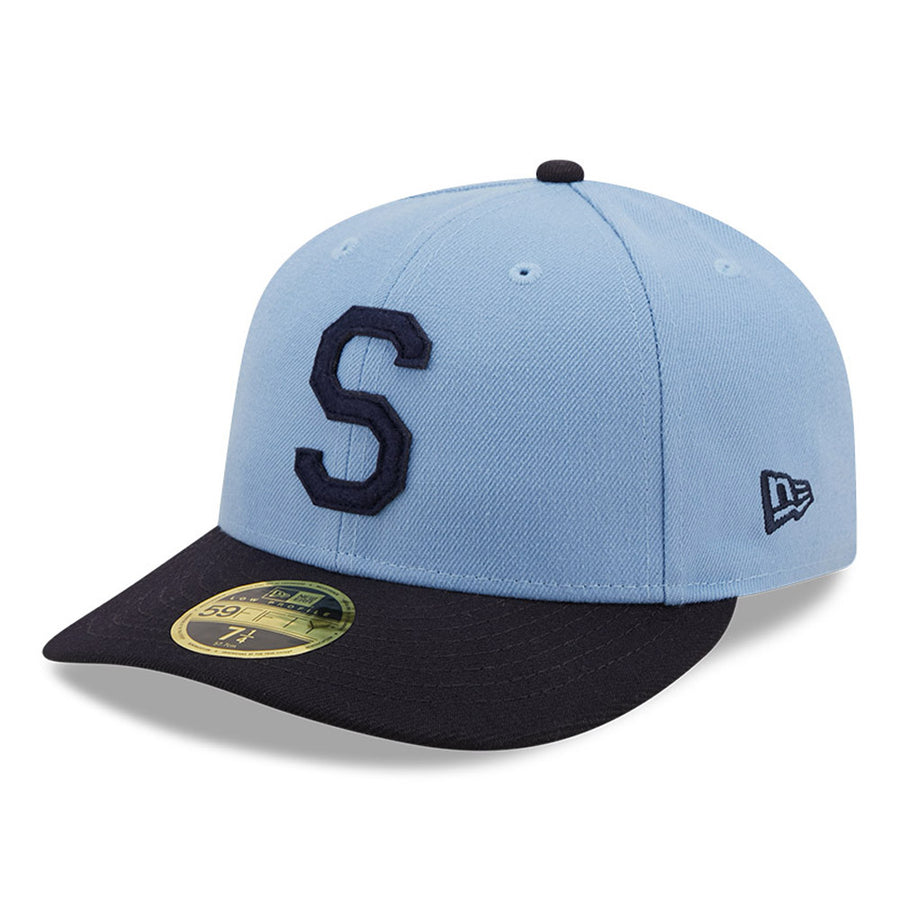Seattle Pilots Low Profile 59FIFTY Cooperstown Blue Cap