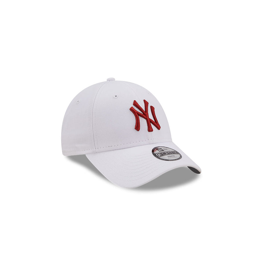 New York Yankees 9FORTY Kids League Essential White Cap