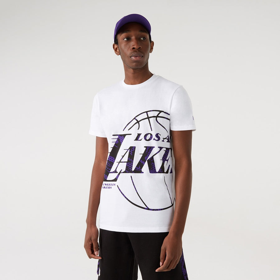 Los Angeles Lakers NBA Seasonal Team Logo White Tee