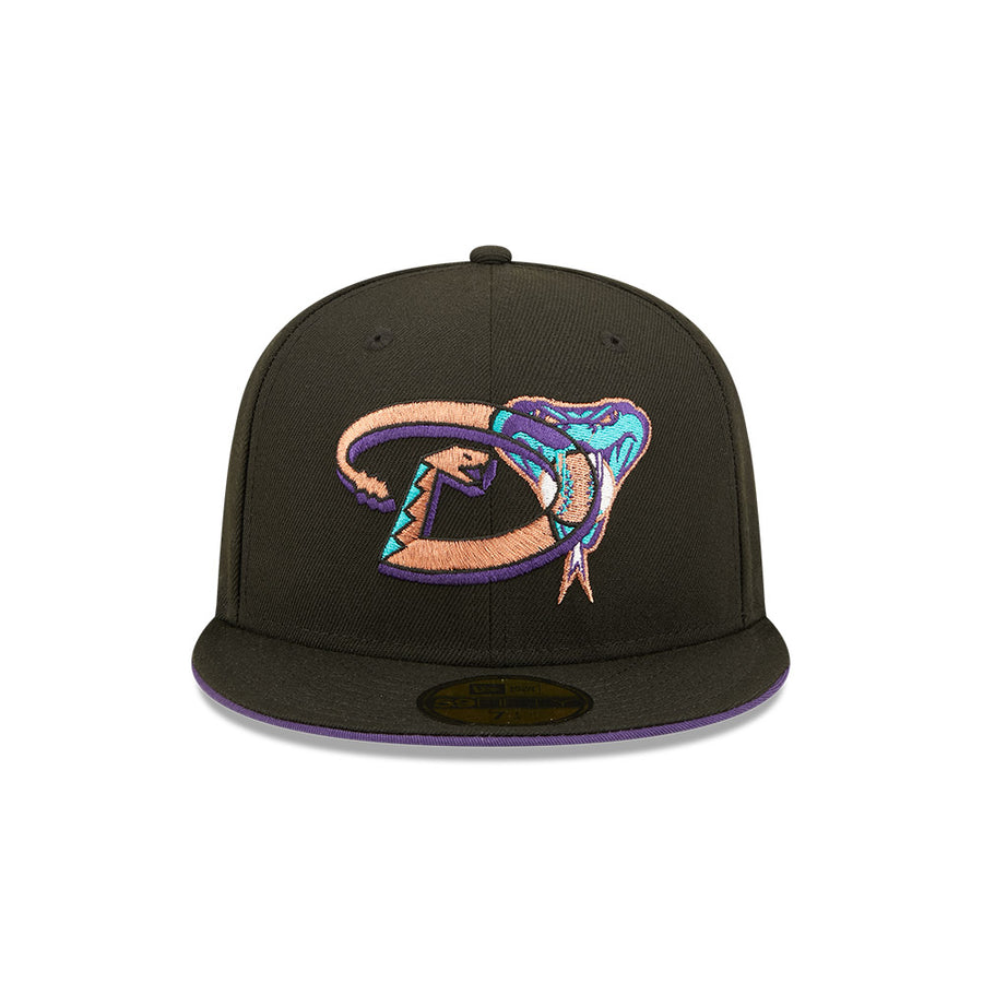 Arizona Diamondbacks 59FIFTY Team Colour Split Black Cap