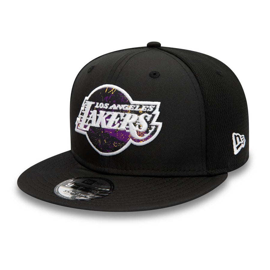 Los Angeles Lakers 9FIFTY Print Infill Black Cap