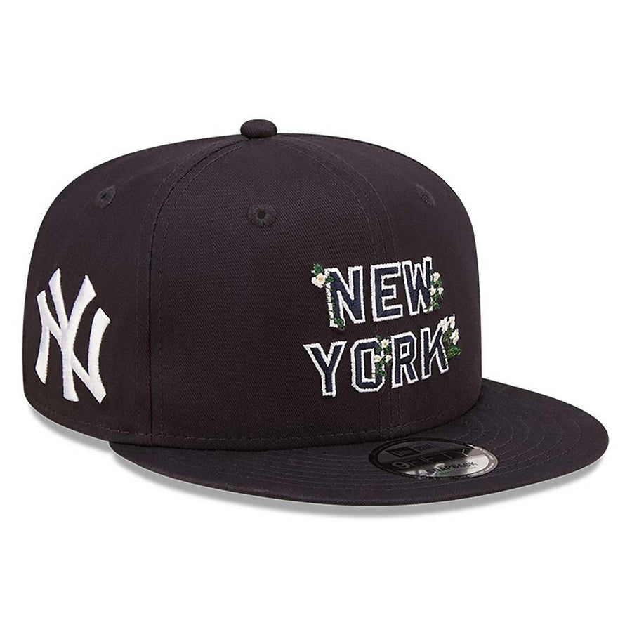 New York Yankees 9FIFTY Flower Wordmark Navy Cap