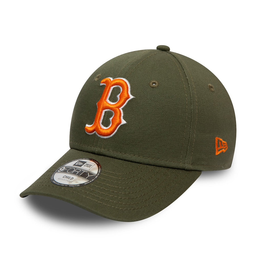 Boston Red Sox 9FORTY Kids League Essential Olive Cap