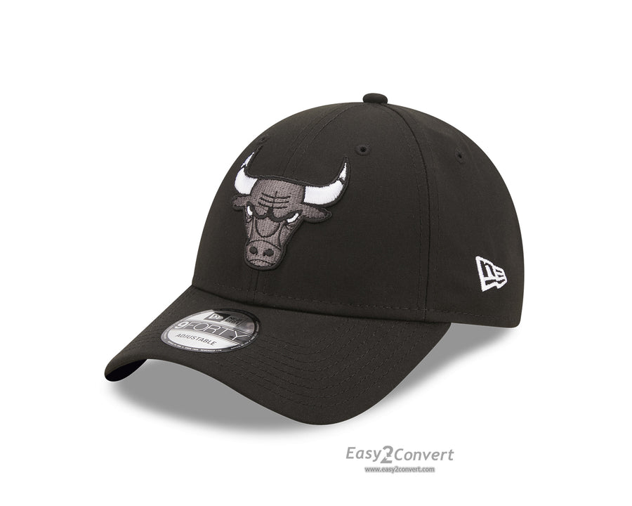 Chicago Bulls 9FORTY Monochrome Black Cap