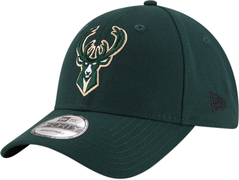 Milwaukee Bucks 9Forty NBA The League Green/White Cap