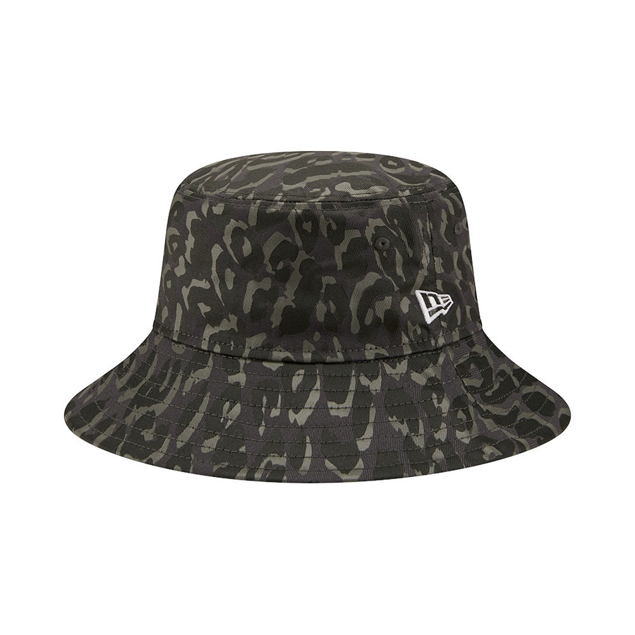 New Era Bucket Patterned Tapered Black Hat