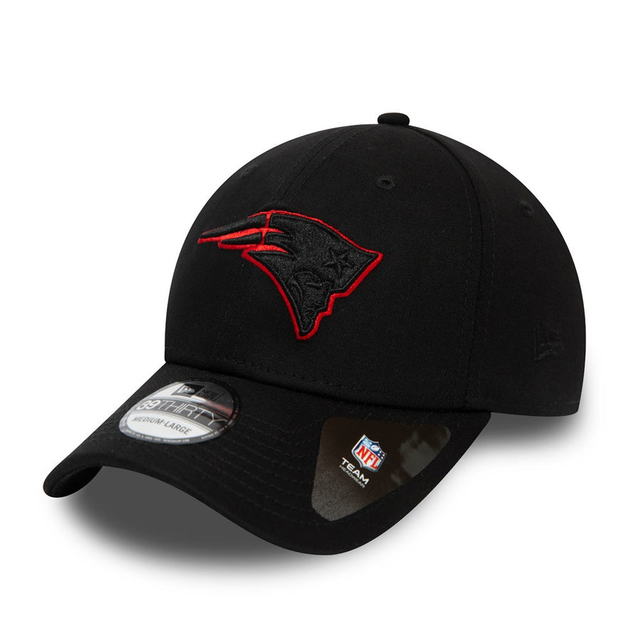 New England Patriots 39Thirty Tonal Black Cap