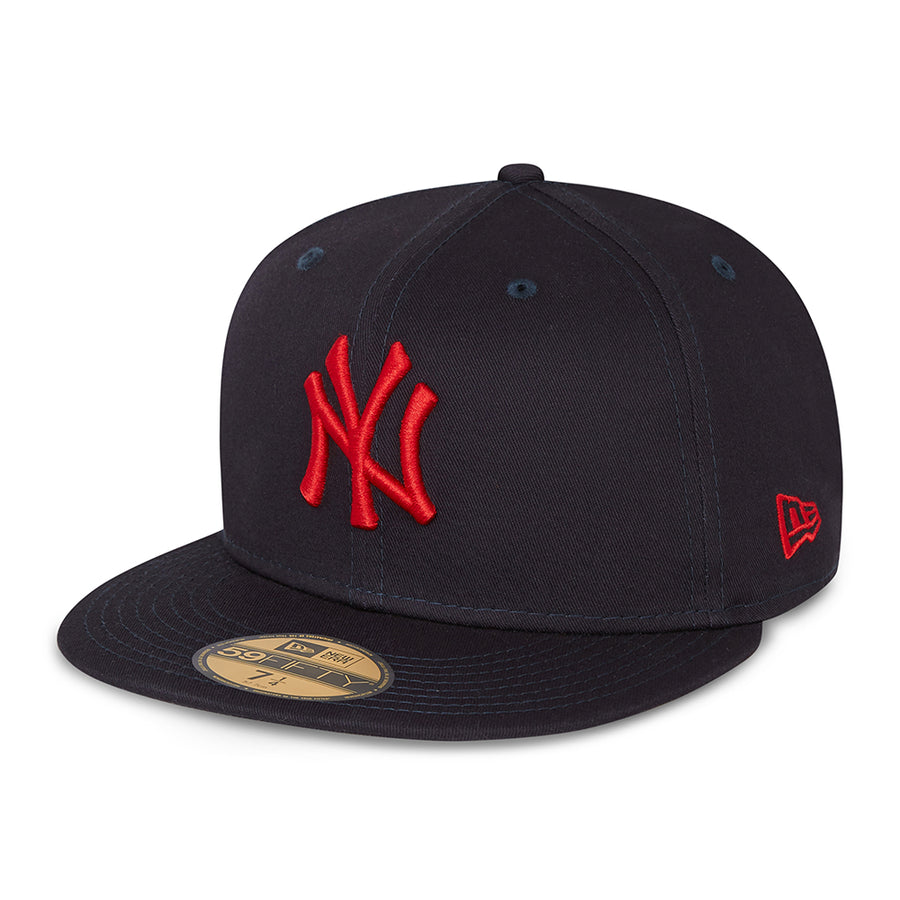 New York Yankees 59Fifty League Essential Navy/Red Cap